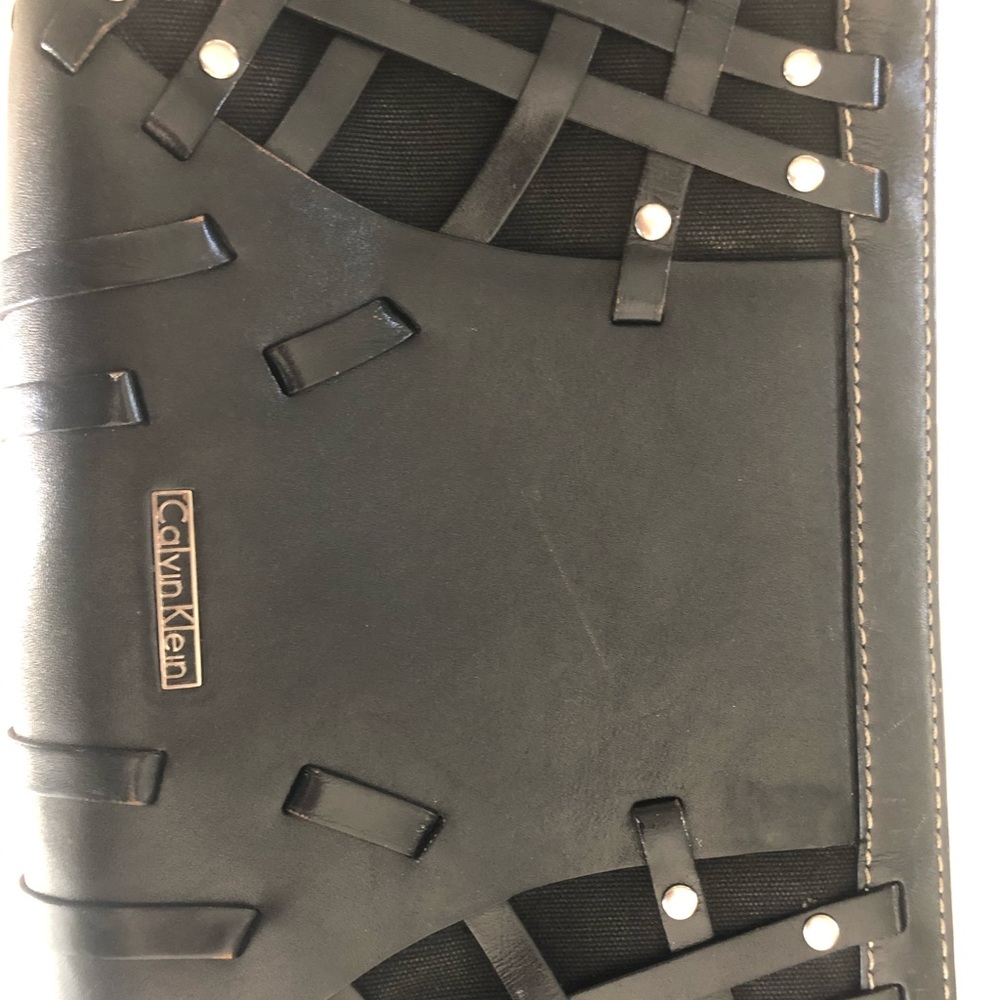 Black Calvin Klein Vintage Studded Purse - Picture 9 of 9